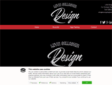 Tablet Screenshot of kevingallagherdesign.com
